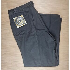 ST Johns Bay Worry Free Stain Repellent Pleated Front Blue Pants 46x32 NEW